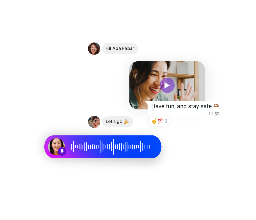 Speakapp messenger and collaboration app